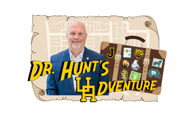 Dr. Hunt going on a great UAdventure this fall