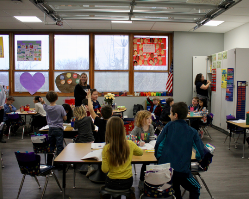 A renovated classroom at Tremont