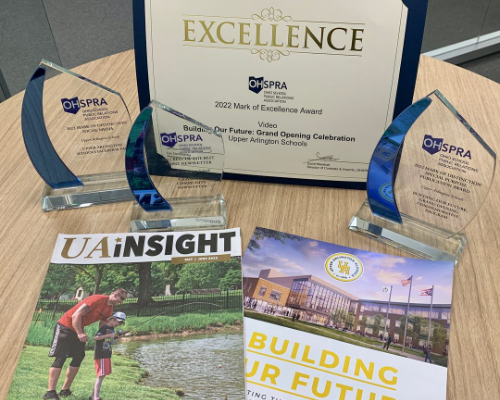 UA Schools publications and awards from OHSPRA