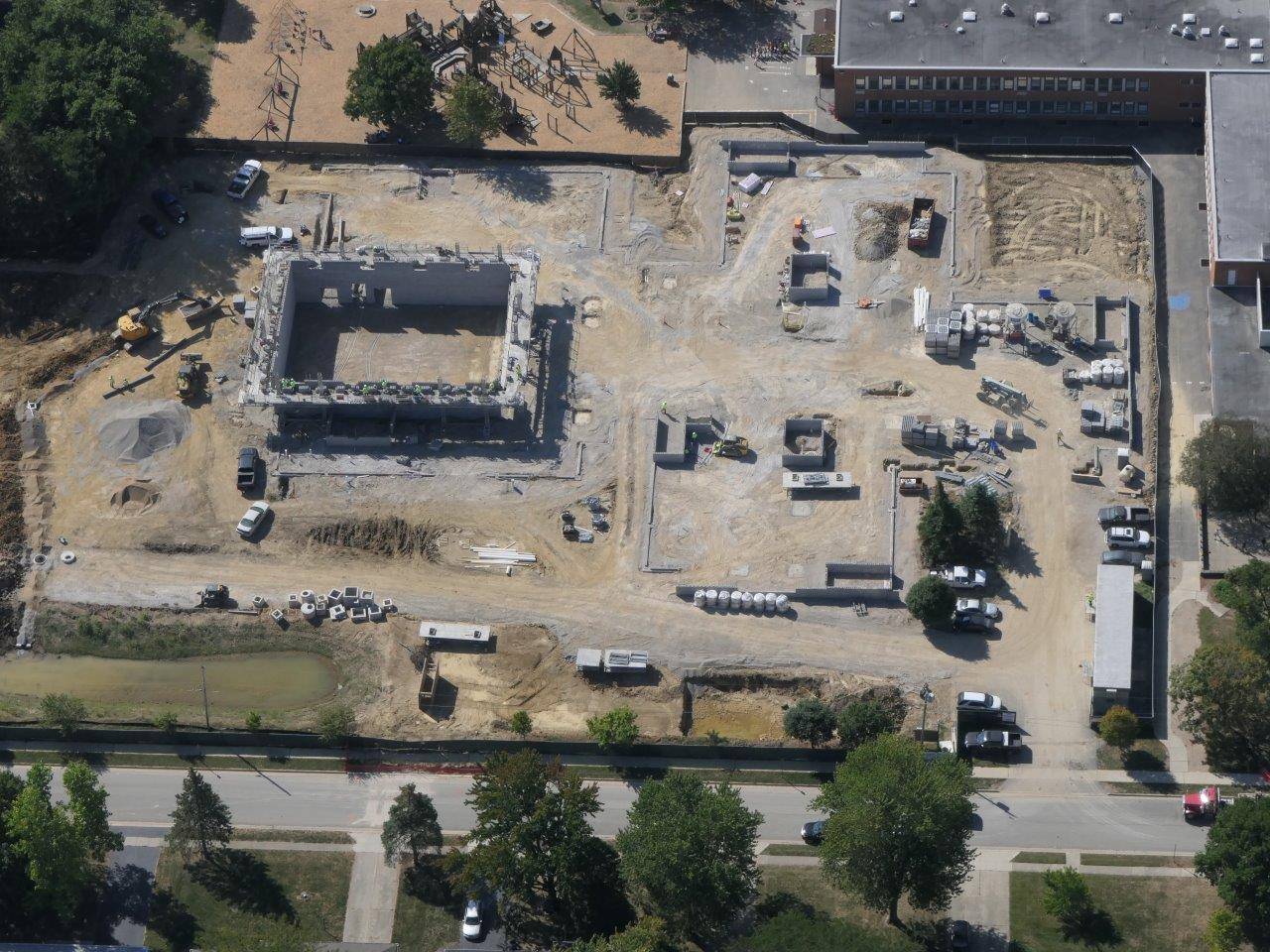 An aerial of the Wickliffe site