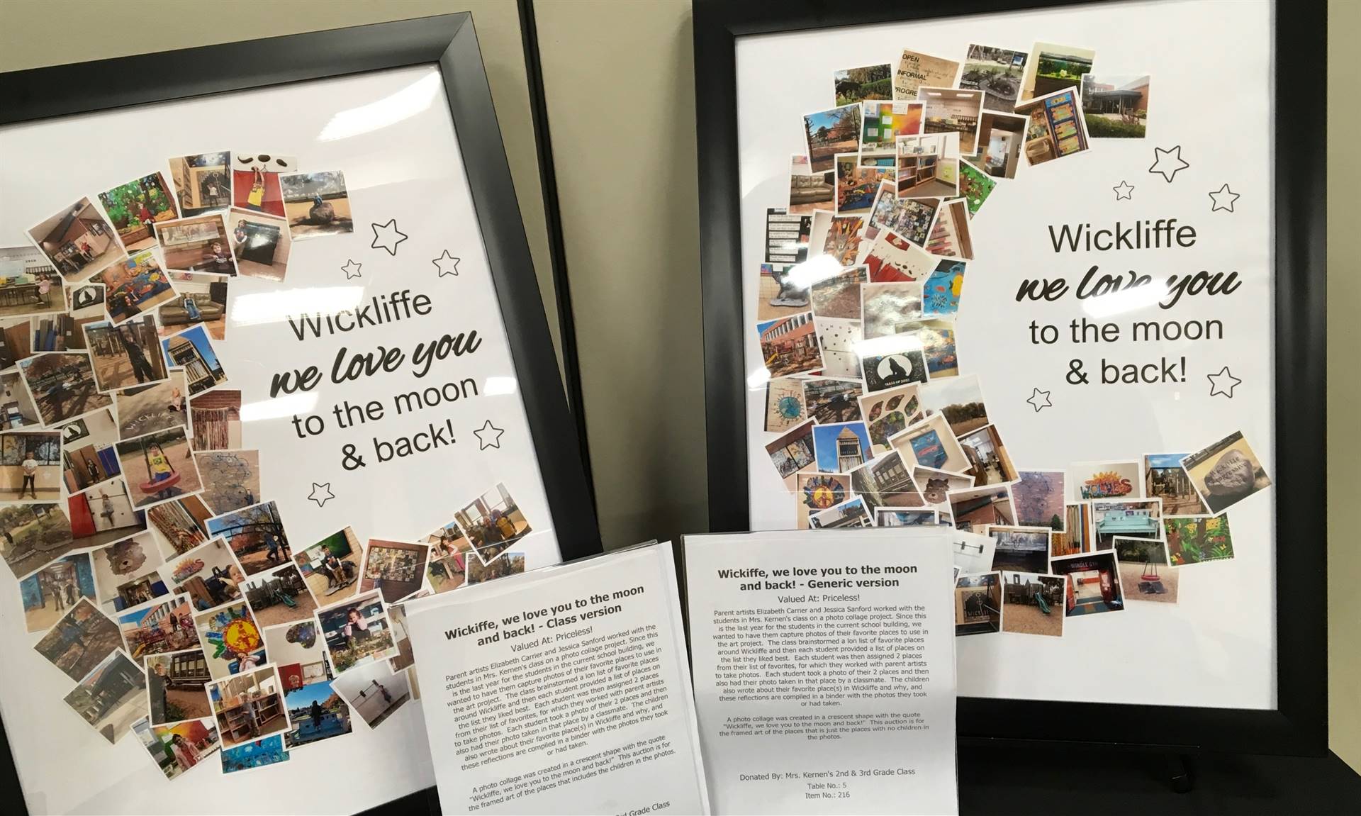 Informal Affair Art Project: We Love You to the Moon