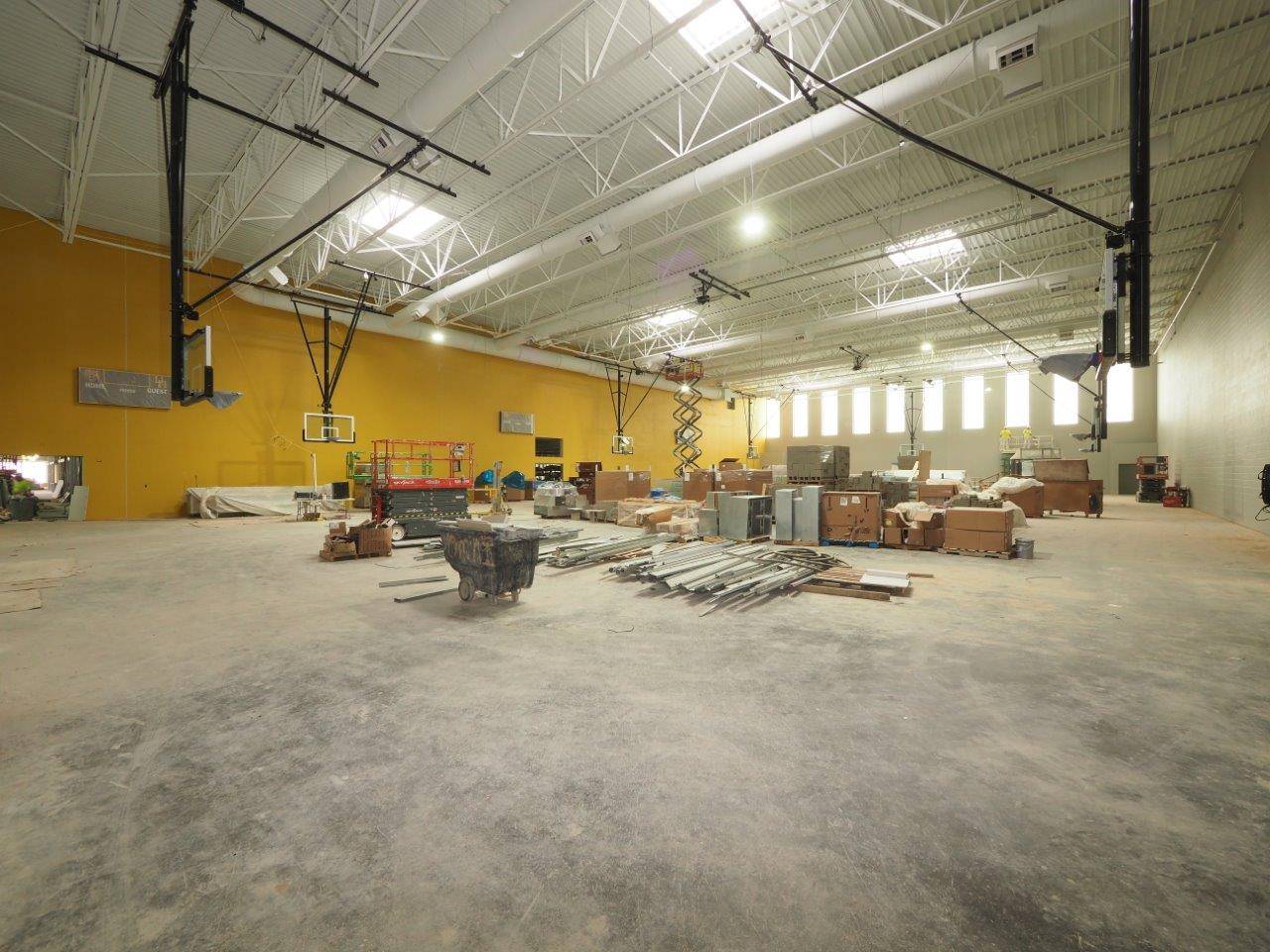 The new Upper Arlington High School competition gymnasium