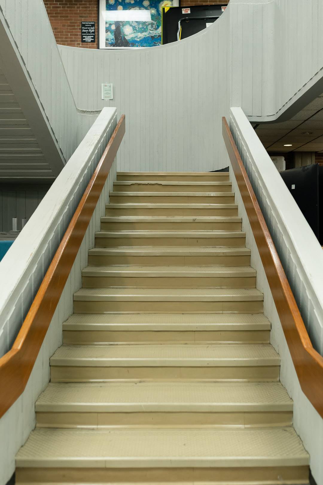 Stairs in the Learning Center