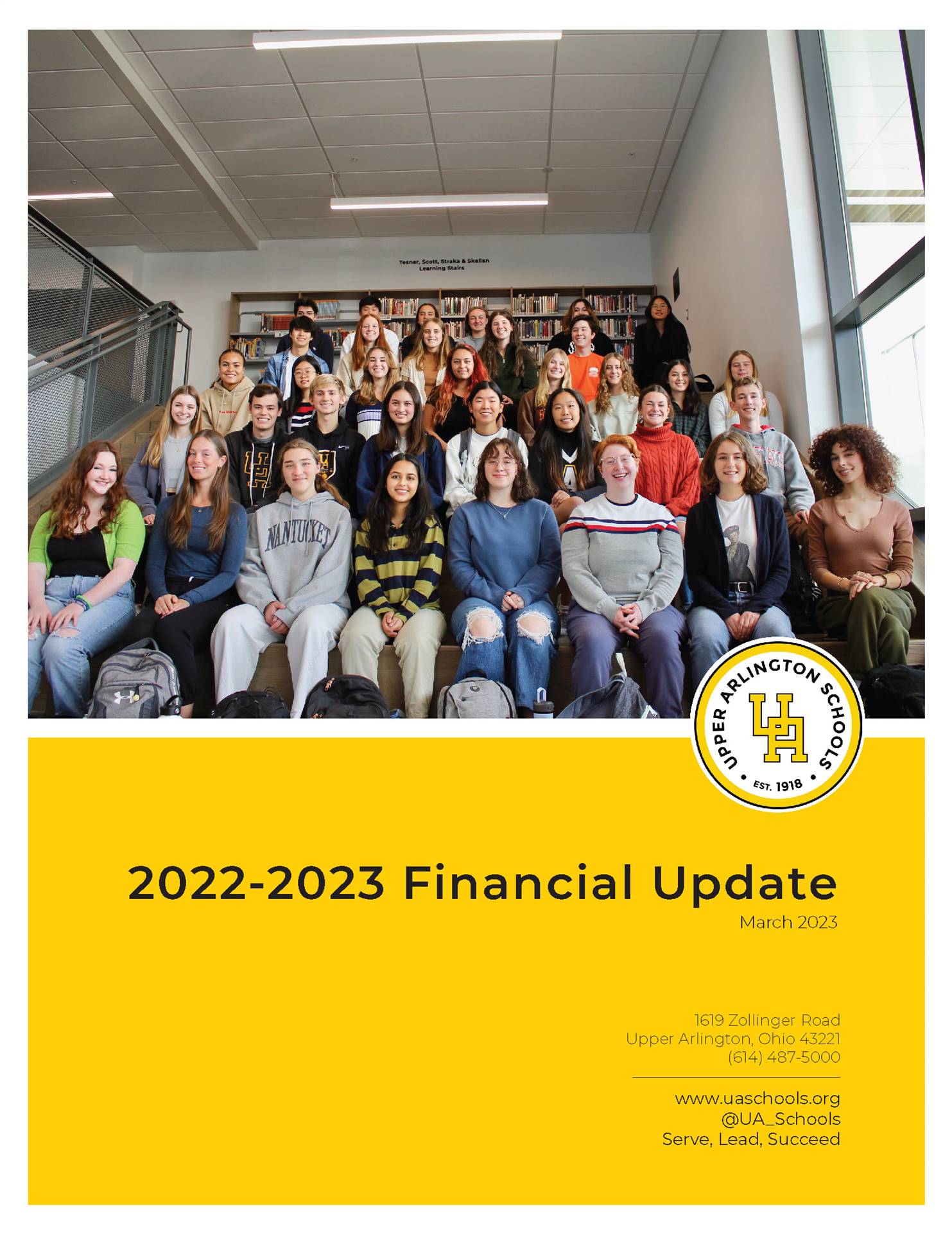 The cover of the 2022-2023 Financial Update