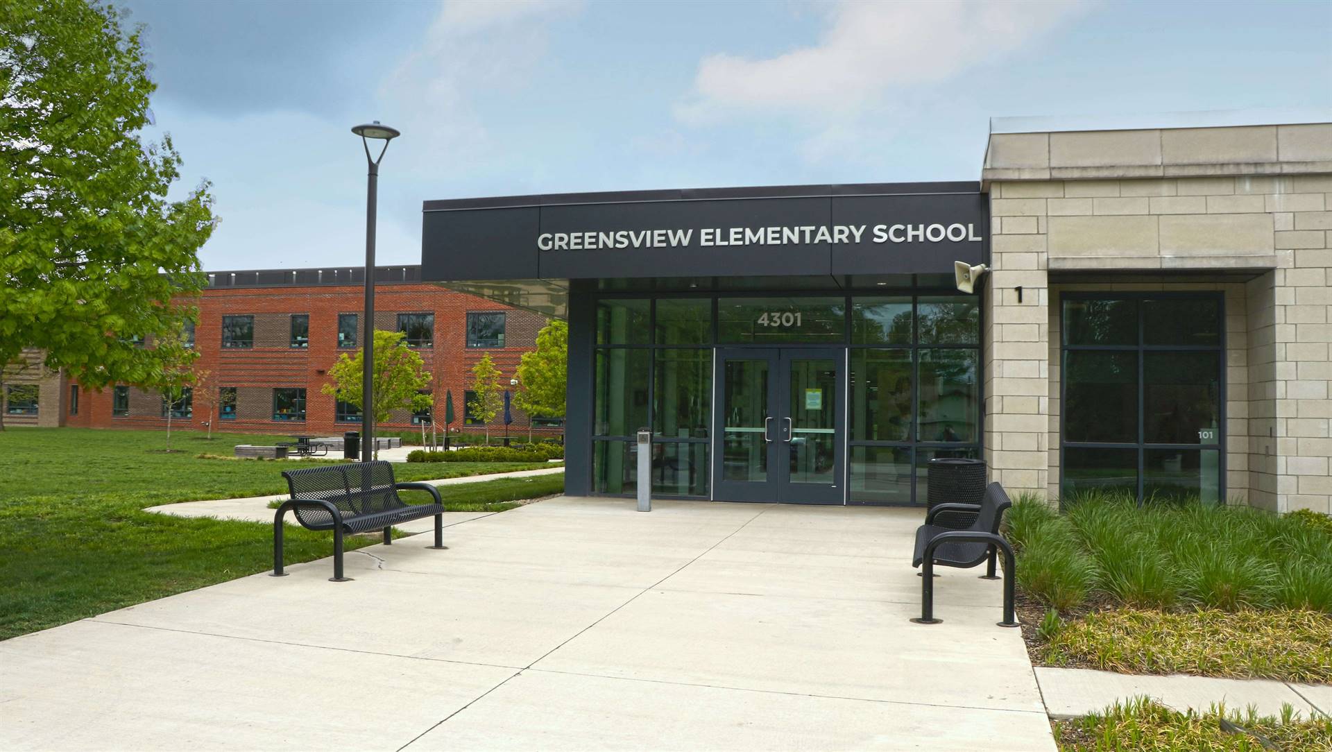 The new Greensview Elementary School