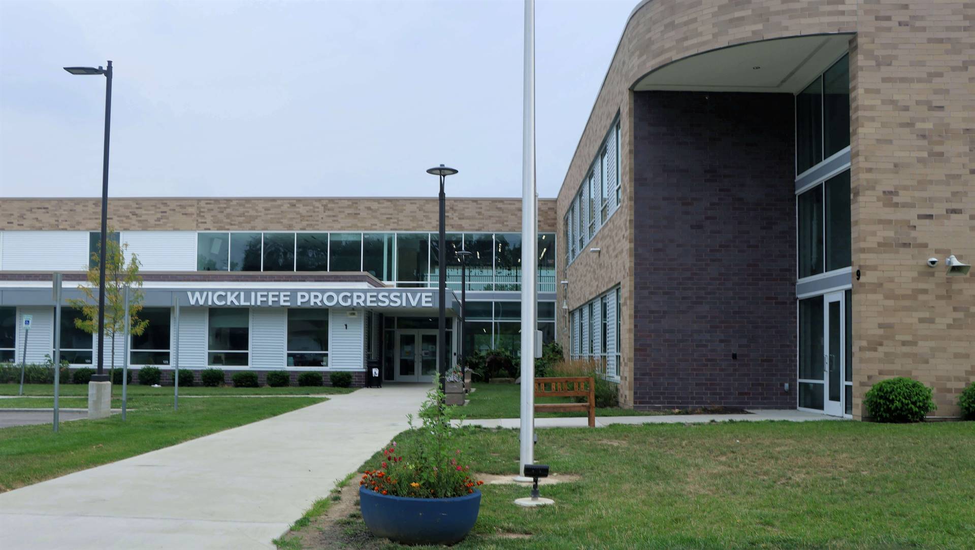 The new Wickliffe Progressive Elementary School