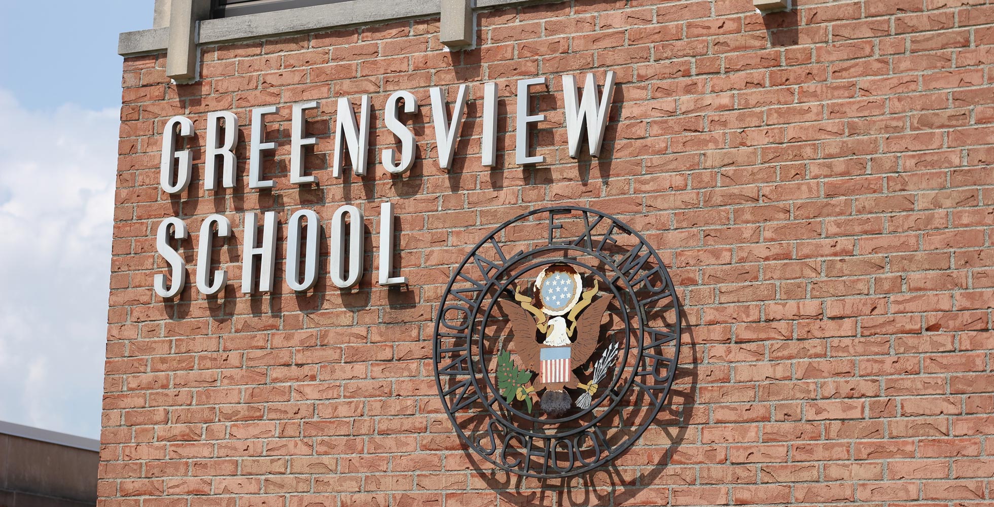 Greensview School Sign